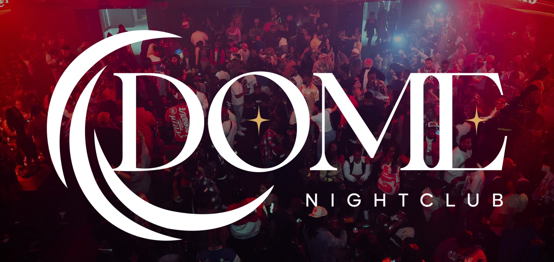 Crowd at Dome Nightclub in Downtown Houston